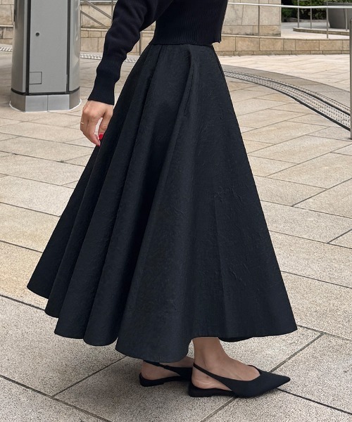 スカート ジャガード立体ドレープスカート : ZOZOTOWN Yahoo!店 - 通販