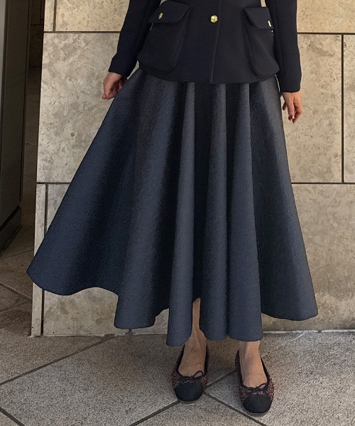 スカート ジャガード立体ドレープスカート : ZOZOTOWN Yahoo!店 - 通販