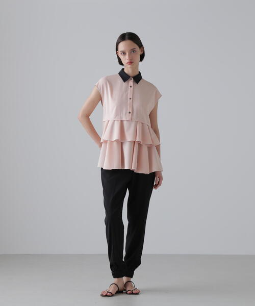 ADORE【超美品】ドライタッチジョーゼットブラウス 定価30800円 ドライタッチジョーゼットブラウス | ADORE（アドーア