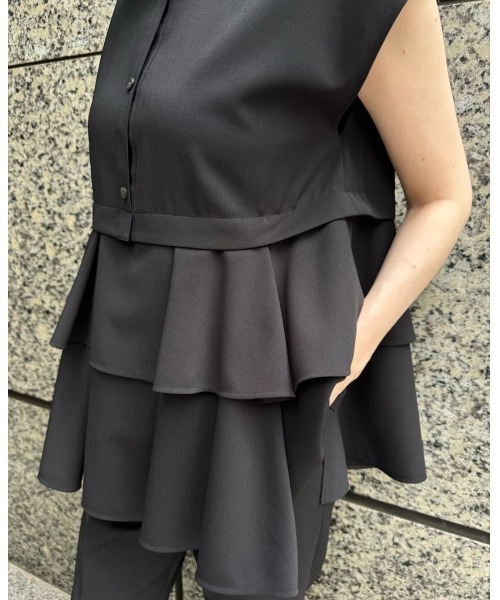 ADORE【超美品】ドライタッチジョーゼットブラウス 定価30800円 ドライタッチジョーゼットブラウス | ADORE（アドーア
