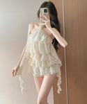 水着 「Y2Kガーリー」ティアードビキニ水着 ...の詳細画像2