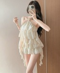 水着 「Y2Kガーリー」ティアードビキニ水着 ...の詳細画像5