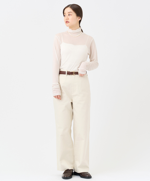 「IENA」 チノパンツ 36 ベージュ レディース
