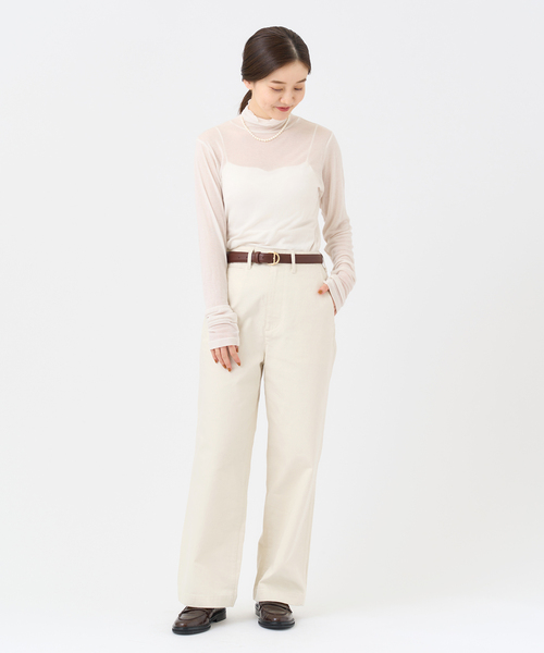 「IENA」 チノパンツ 36 ベージュ レディース
