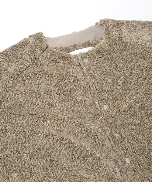 「SUPERTHANKS」 ノーカラーコート L グレー レディース_画像8