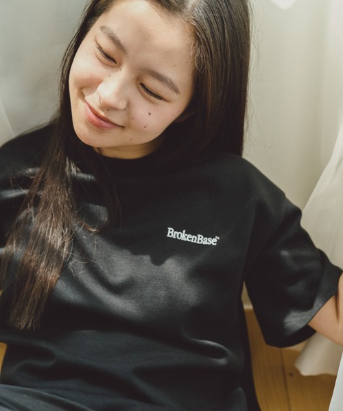 「BROKEN BASE」 半袖Tシャツ LARGE ホワイト メンズ