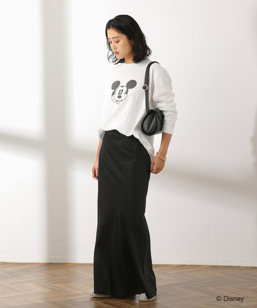 JOURNAL STANDARD L'ESSAGE MICKEY Tシャツ journal standard L'essage tシャツ 「MICKEY」ピグメントロング