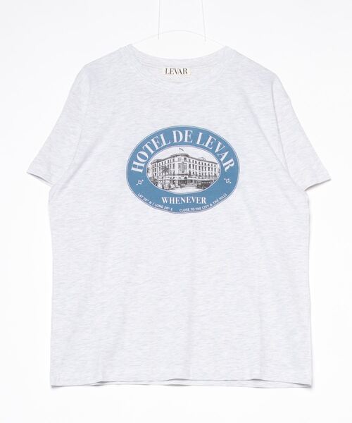 SHIPS（シップス） tシャツ LEVAR:HOTEL DE LEVAR T SHIRT レディース