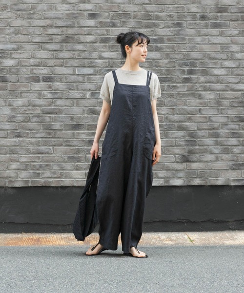 かぐれ kagure urban research レディースコットンサロペット かぐれ kagure urban research レディースコットンサロペット