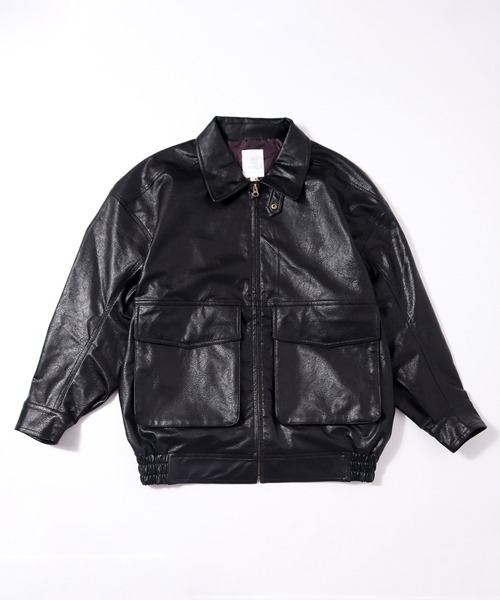 「POWER TO THE PEOPLE」 ブルゾン M ダークブラウン メンズ_画像2