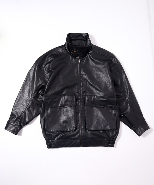 「POWER TO THE PEOPLE」 ブルゾン M ダークブラウン メンズ_画像3