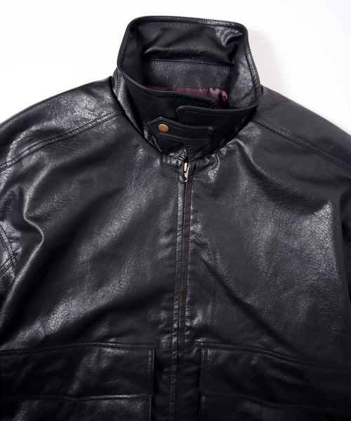 「POWER TO THE PEOPLE」 ブルゾン M ダークブラウン メンズ_画像8