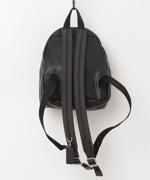 ✨美品✨COACH リュック バックパック ナイロン×レザー ブラック チャーター バックパック・マキシ シグネチャー レザー | COACH