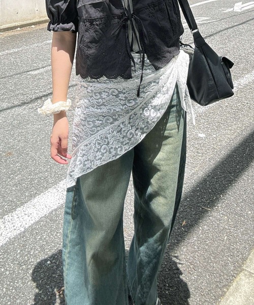 AS KNOW AS（アズノゥアズ） スカートアソートデザイン 腰巻き風