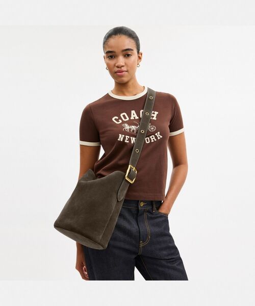 COACH ショルダーバッグ バッグ ブリーカー バケット レディース
