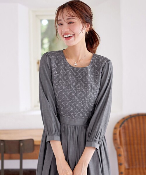 Tiaclasse ワンピース レース切替ワンピース : ZOZOTOWN Yahoo!店