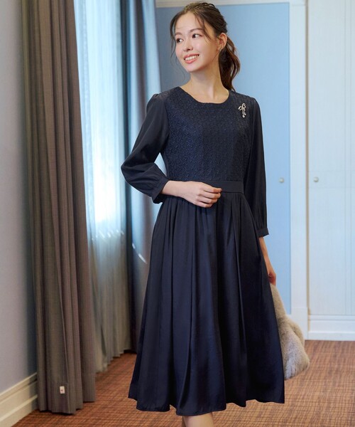 Tiaclasse ワンピース レース切替ワンピース : ZOZOTOWN Yahoo!店