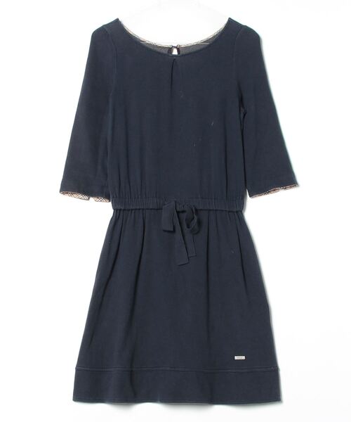 BURBERRY BLUE LABEL ワンピース　38サイズ BURBERRY BLUE LABEL 「BURBERRY LABEL」 7分袖ワンピース 38