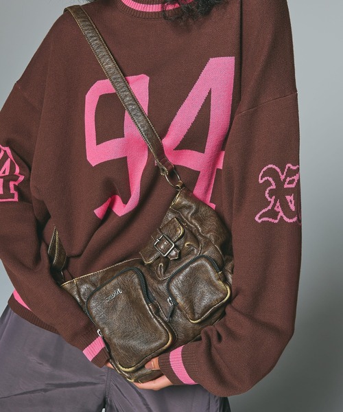 X-girl（エックスガール） ショルダーバッグ バッグ MULTI POCKET