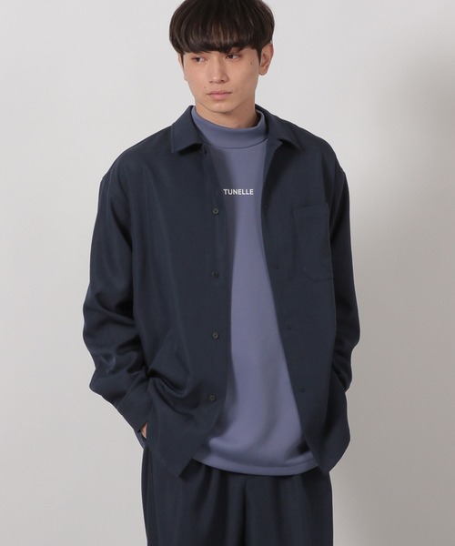 LAKOLE（ラコレ） シャツ 「セットアップ可」シックPEシャツ長袖