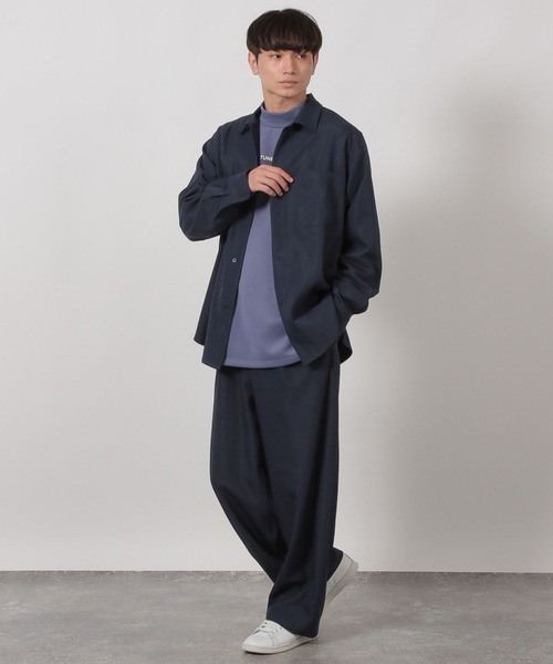 LAKOLE（ラコレ） シャツ 「セットアップ可」シックPEシャツ長袖
