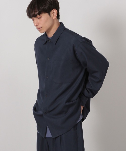 LAKOLE（ラコレ） シャツ 「セットアップ可」シックPEシャツ長袖
