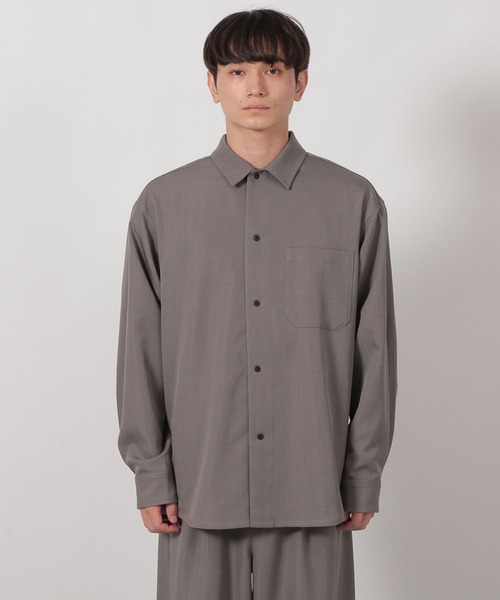 LAKOLE（ラコレ） シャツ 「セットアップ可」シックPEシャツ長袖