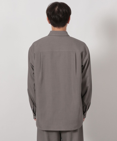 LAKOLE（ラコレ） シャツ 「セットアップ可」シックPEシャツ長袖