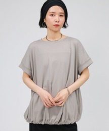 「BABYLONE」 半袖カットソー フリー サンドベージュ レディースの画像2