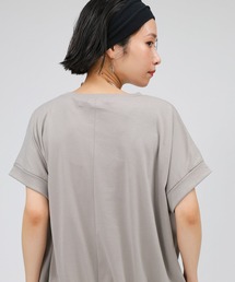 「BABYLONE」 半袖カットソー フリー サンドベージュ レディースの画像3