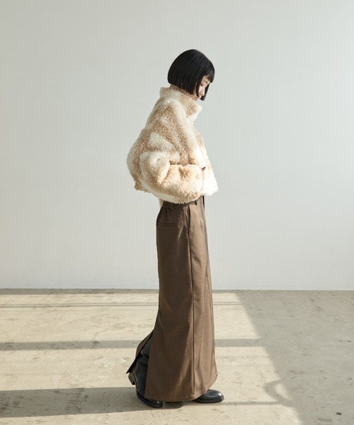 「AIC.」 ブルゾン FREE ダークグレー レディース_画像9