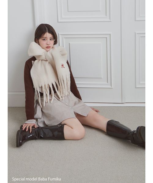 SNIDEL（スナイデル） レイヤードボウタイチュニック レディース