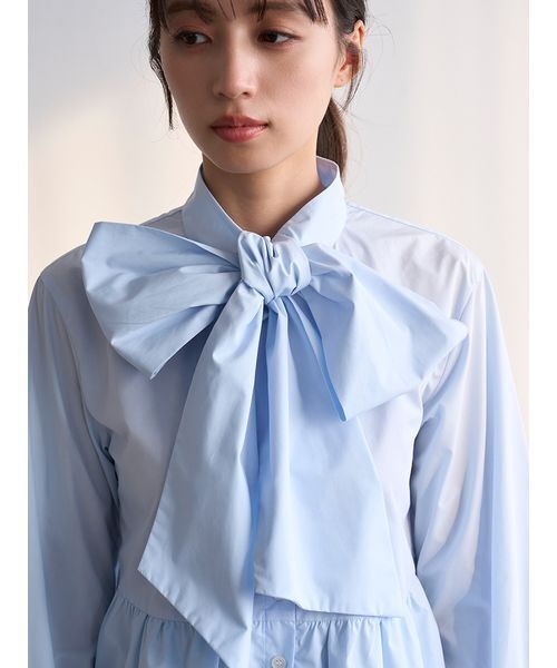 SNIDEL（スナイデル） レイヤードボウタイチュニック レディース