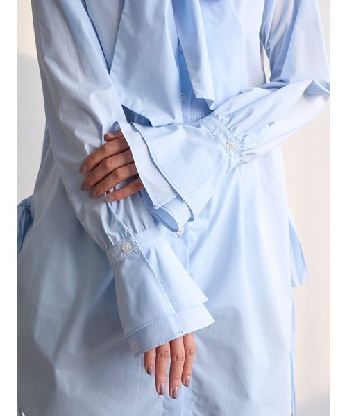 スナイデル レイヤードボウタイチュニック SNIDEL（スナイデル） レイヤードボウタイチュニック レディース