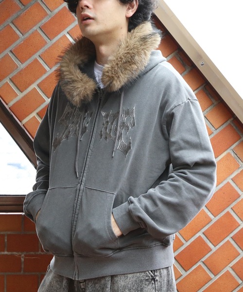 8 パーカー 製品加工ファージップパーカー メンズ レディース