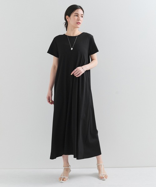 「LE CERCLE par rope'」 Tシャツワンピース FREE ネイビー レディース_画像2