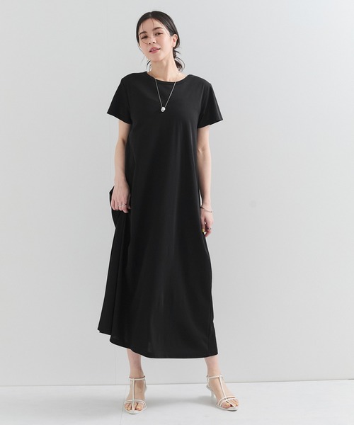 「LE CERCLE par rope'」 Tシャツワンピース FREE ネイビー レディース_画像3