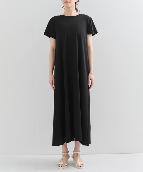 「LE CERCLE par rope'」 Tシャツワンピース FREE ネイビー レディース_画像9