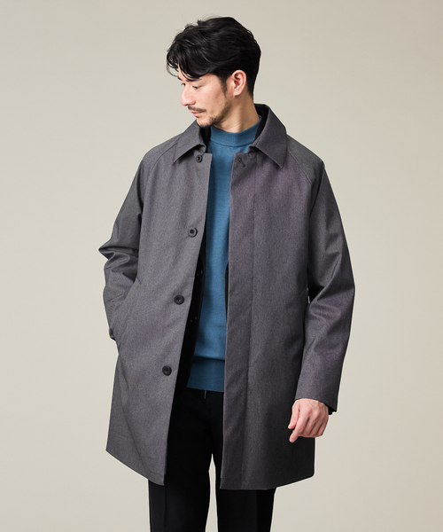 ABAHOUSE GRAY ステンカラーコート コート 「SORONA」ライナー付