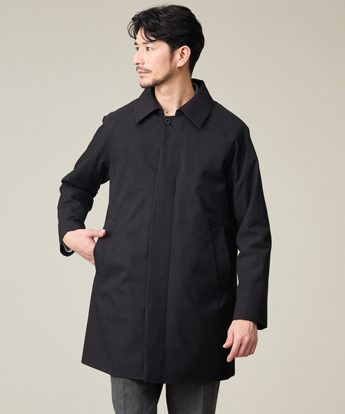 ABAHOUSE GRAY ステンカラーコート コート 「SORONA」ライナー付