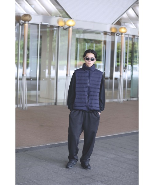 ネイビー ダウンベスト　ES.1 Light Down Vest fridge ダウンベスト ベスト 「ES.1」エスアイ Middle Down Vest
