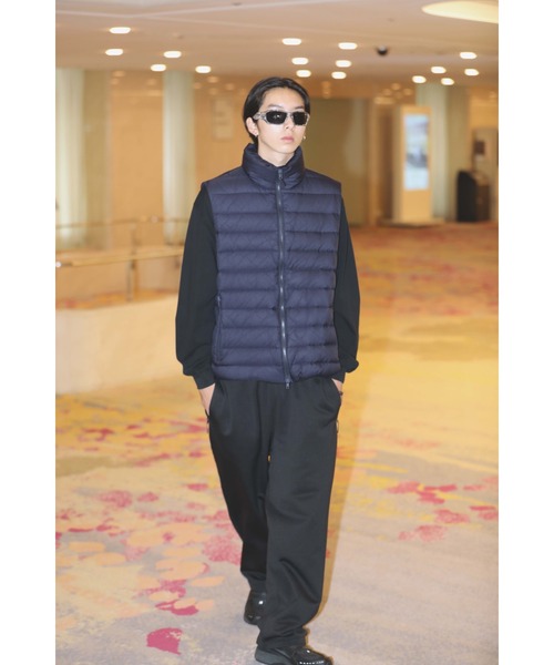 ネイビー ダウンベスト　ES.1 Light Down Vest fridge ダウンベスト ベスト 「ES.1」エスアイ Middle Down Vest