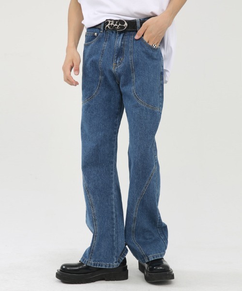 Ressaca（レサーカ） ブーツカットデニムパンツ L ブルー メンズ