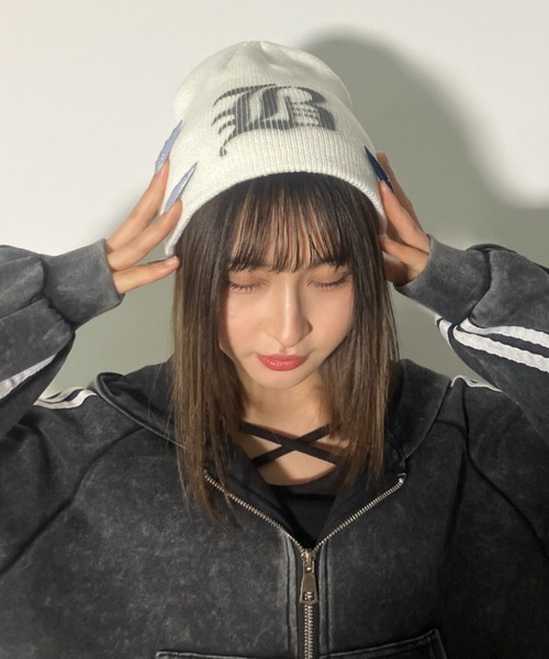 【archive】A&Gエーアンドジー ニット帽 A'gem（エージェム） ニット帽 ニットキャップ A'GEM/9 × .kom 「A'gem