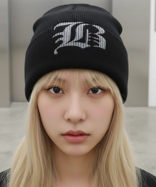 A'gem（エージェム） ニット帽 ニットキャップ A'GEM/9 × .kom 「A'gem