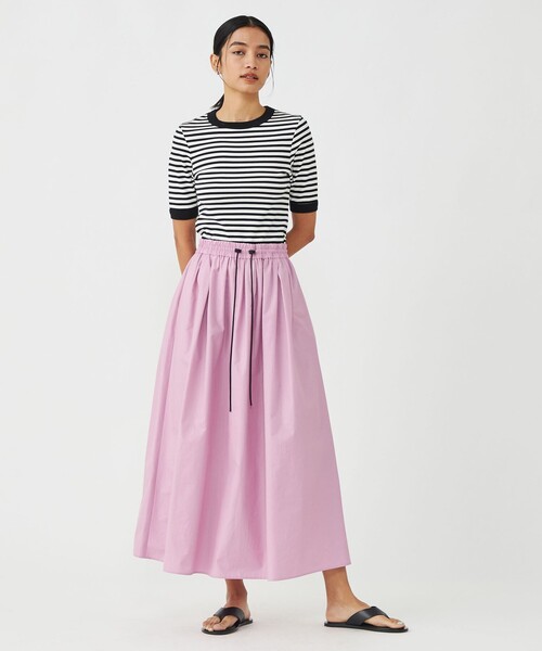 TOMORROWLAND（トゥモローランド） フレアスカート 36 ネイビー