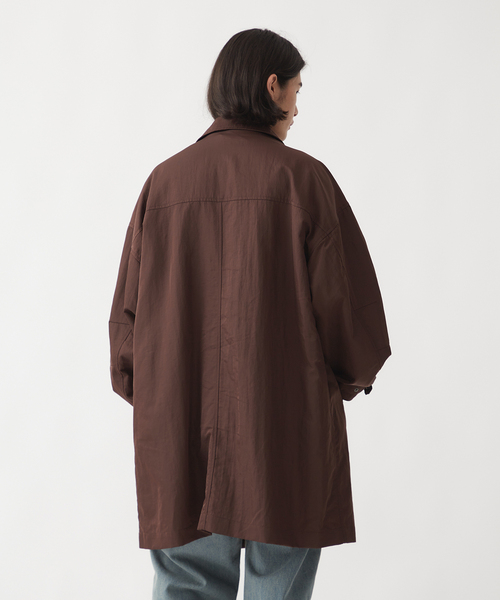 「B.C STOCK」 ステンカラーコート FREE ブラウン メンズ_画像5