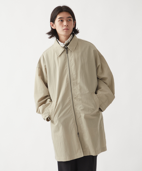 「B.C STOCK」 ステンカラーコート FREE ブラウン メンズ_画像9