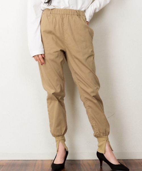 名品✨美品✨コルピエロ 裾リブ スリット ジョガー パンツ ホワイト 36 パンツ 裾リブスリットジョガーパンツ レディース : ZOZOTOWN Yahoo!店