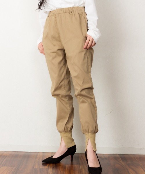 名品✨美品✨コルピエロ 裾リブ スリット ジョガー パンツ ホワイト 36 パンツ 裾リブスリットジョガーパンツ レディース : ZOZOTOWN Yahoo!店
